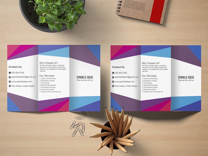 Gig Preview - Do bfold and trifold brochure design