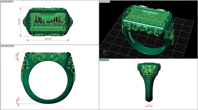 Gig Preview - Quickly fix optimize and prepare your 3d jewelry stl for 3d printing