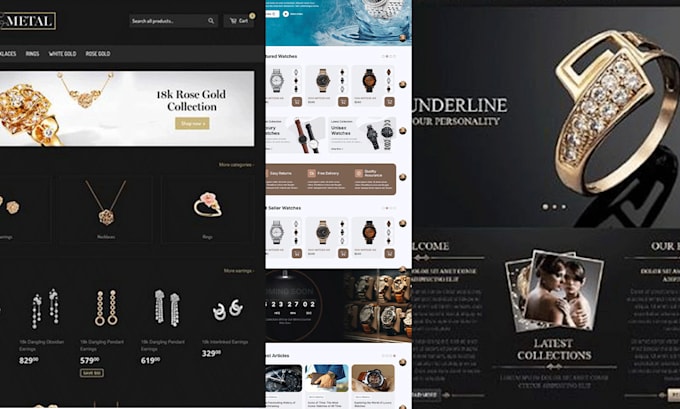 Gig Preview - Create a shopify jewelry website