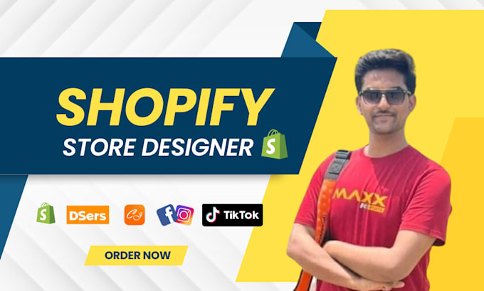 Gig Preview - Shopify store design shopify dropshipping website shopify print on demand