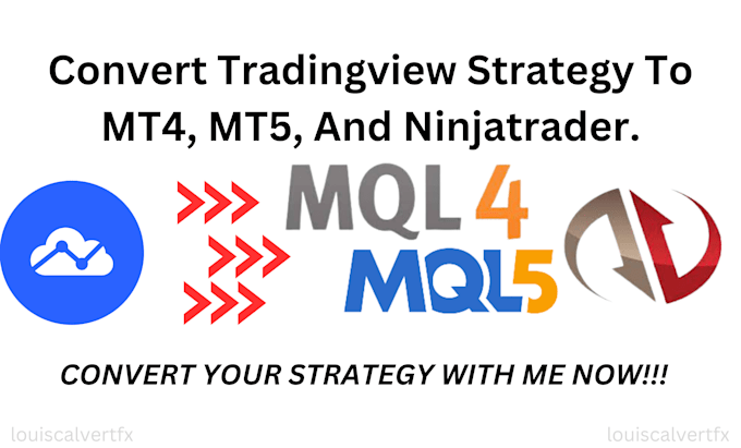 Gig Preview - Code and convert tradingview pine script to mt4 and ninjatrader