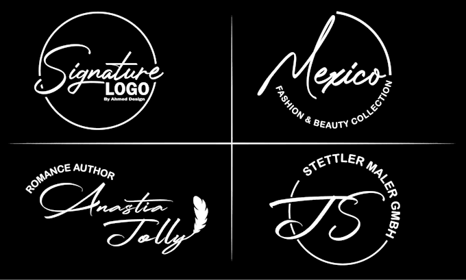 Gig Preview - Do handwritten, cursive, scripted or signature logo