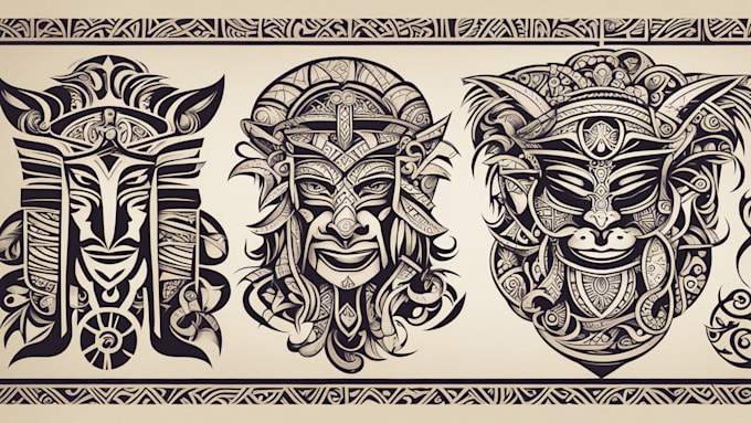 Gig Preview - Design your polynesian tribal tattoo