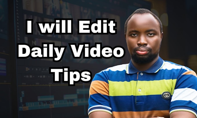 Gig Preview - Edit daily video tips for you