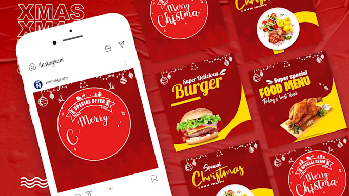 Gig Preview - Customized christmas instagram video ads or reel