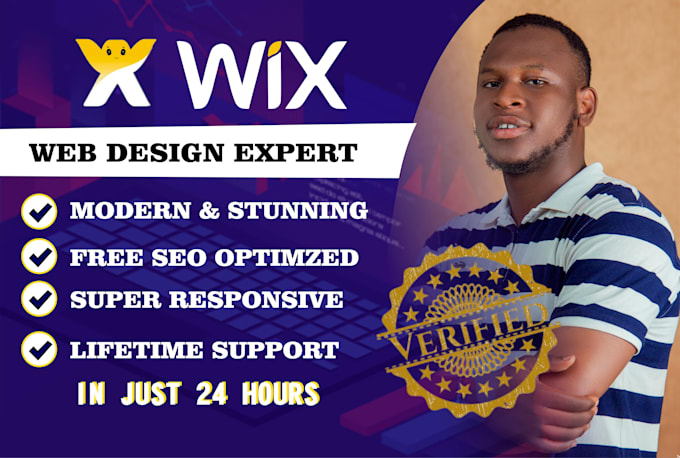 Gig Preview - Do a wix website design and redesign, wix website