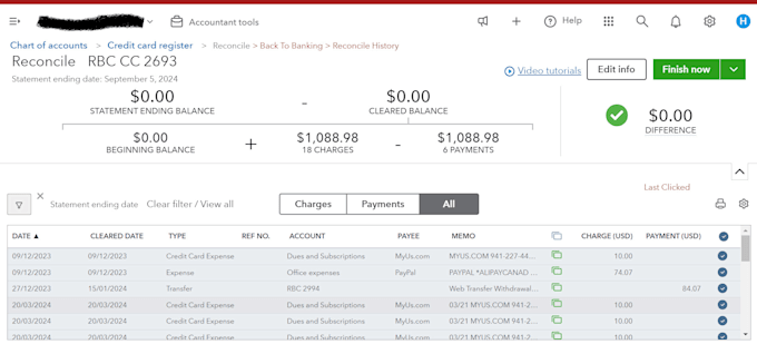 Bestseller - do bank reconciliation of your business in quickbooks, excel, and google sheet