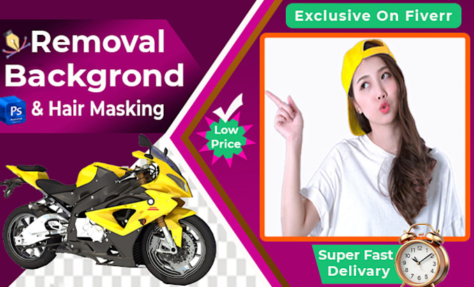 Gig Preview - Do super fast background removal and exclusive service