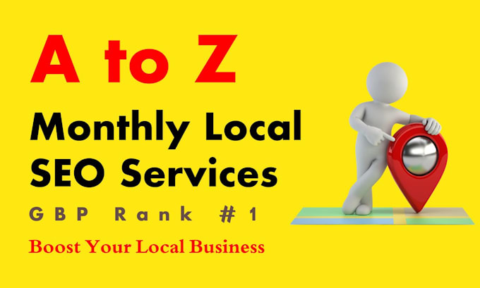 Bestseller - do a to z monthly local SEO services for business rank 1 gbp