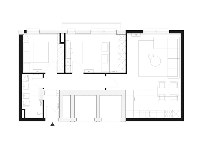 Gig Preview - Draw you architectural plans from handsketch or PDF into cad