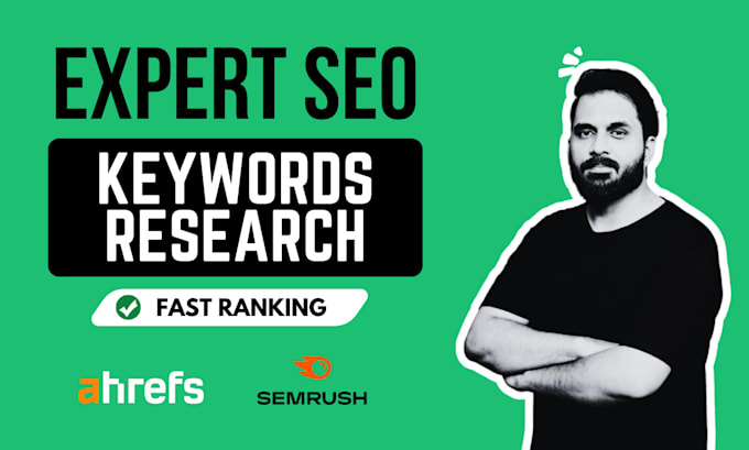 Gig Preview - Do in depth SEO keyword research using ahrefs and semrush