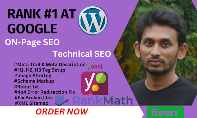 Gig Preview - Provide wordpress onpage SEO and technical optimization for your website