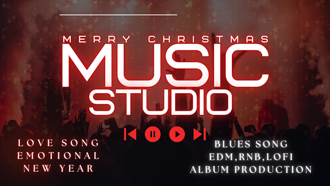 Gig Preview - Compose, sing, rap and produce a merry christmas full album season greeting song