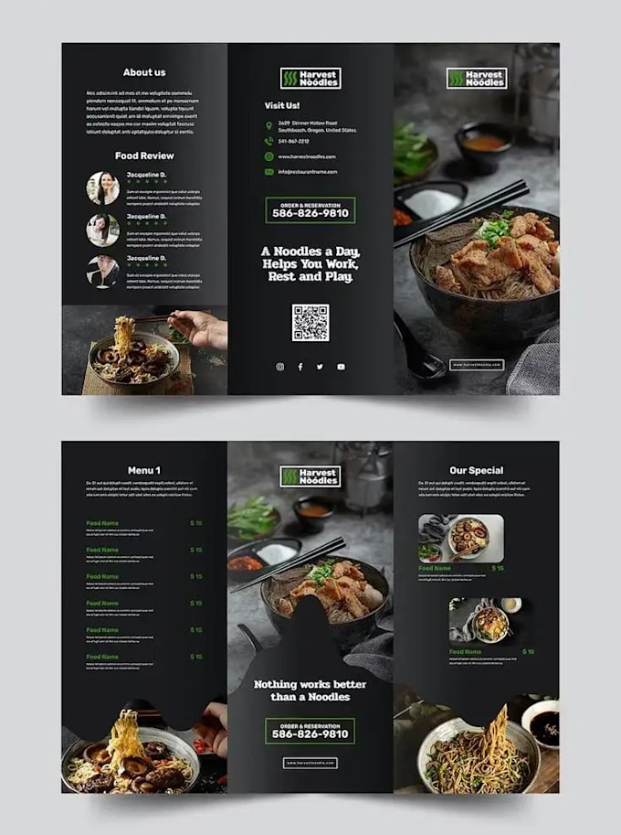 Gig Preview - Do create trifold brochure design