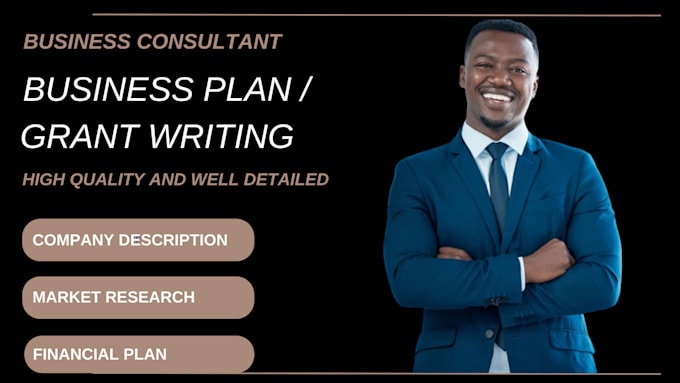 Gig Preview - Business plan writer, business plan, grant writer, business plan writer