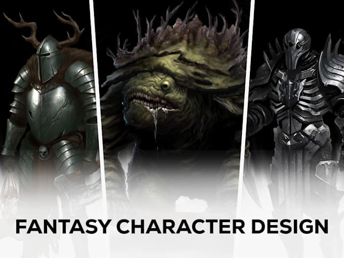 Gig Preview - Create fantasy character art for your project