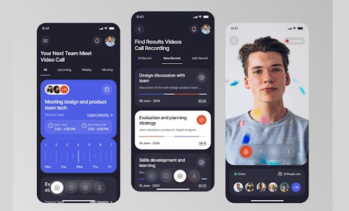 Gig Preview - Develop react video conference app, video streaming app, live streaming app