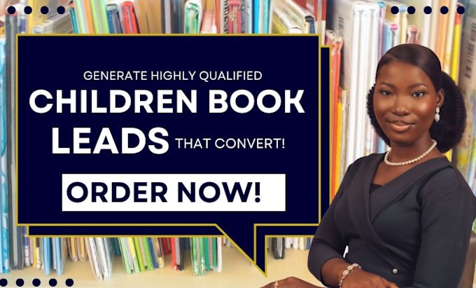 Gig Preview - Generate converting children book leads storybook leads children book leads