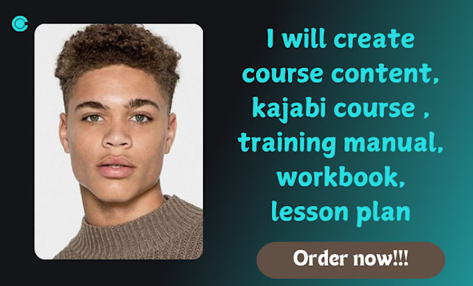 Gig Preview - Create course content, kajabi course , training manual, workbook, lesson plan