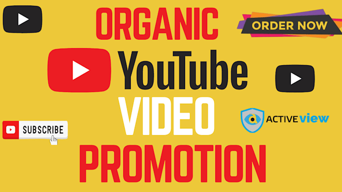 Gig Preview - Do organic youtube video promotion and marketing by social media to grow subscri