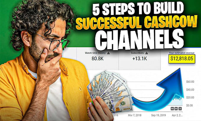 Gig Preview - Build earning stream youtube automation channel with cash cow videos