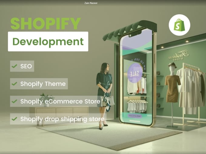 Gig Preview - Change and redesign your shopify website and install shopify app and theme