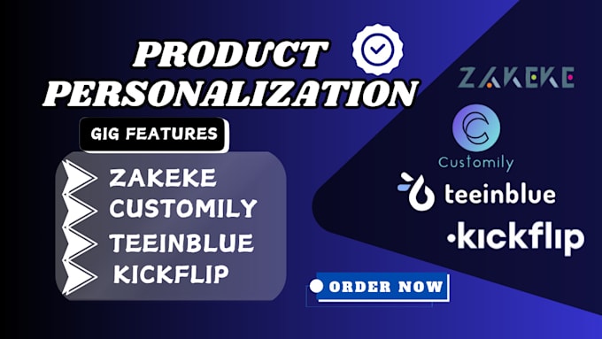 Bestseller - set up expert pod product configurator on zakeke kickflip teeinblue customily