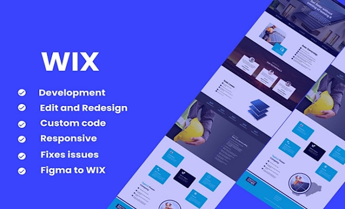 Gig Preview - Build wix website design wix redesign develop ecommerce website or online store