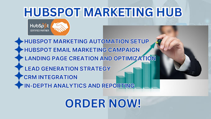 Gig Preview - Optimize hubspot marketing hub for lead generation, automation and analytics crm