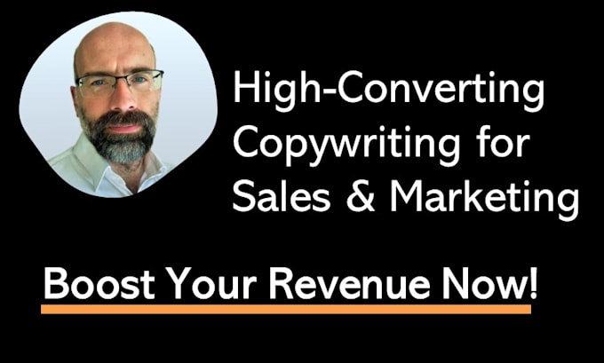 Gig Preview - Write high converting copywriting for your sales and marketing project