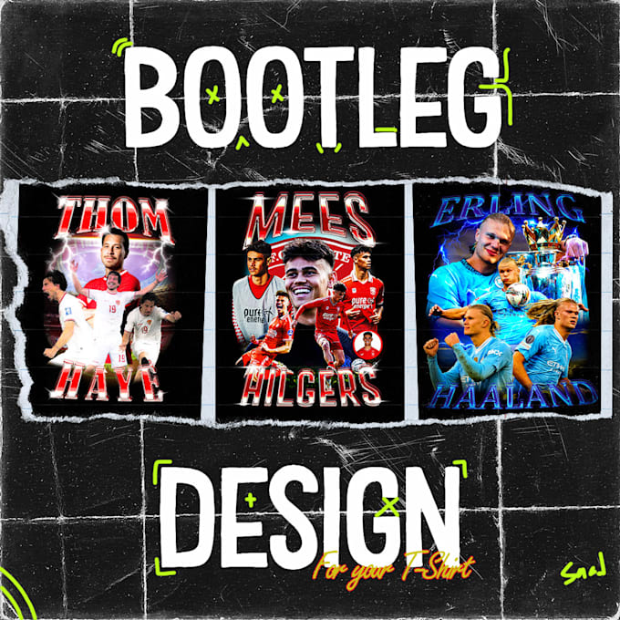 Bestseller - design bootleg style for your t shirt