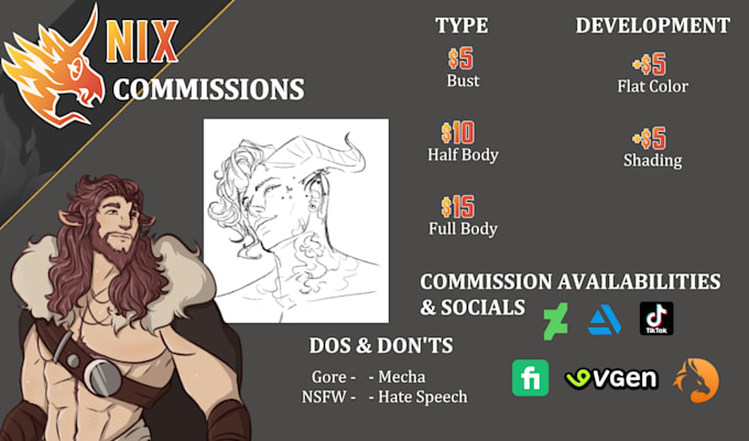 Bestseller - draw digital art character commissions