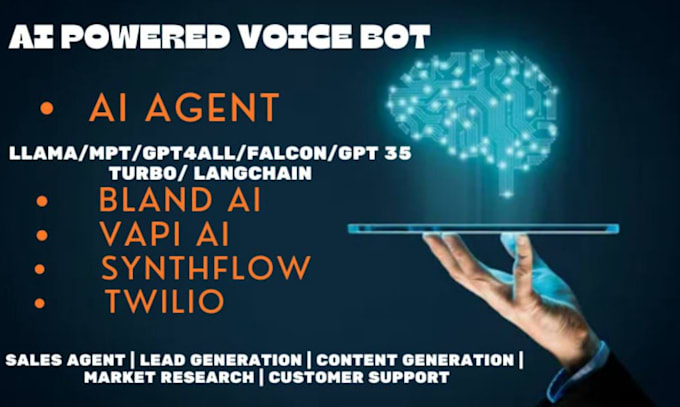 Gig Preview - Develop ai agents using vapi, bland and integrate ghl