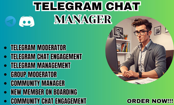 Gig Preview - Be your professional telegram community manager, expert admin or moderator