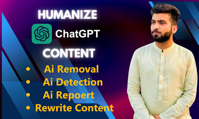 Gig Preview - Transform ai content to human for remove ai detection