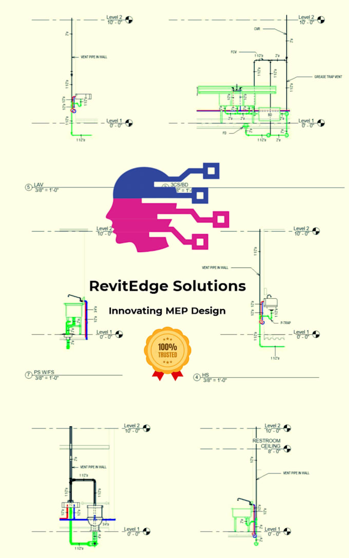 Gig Preview - Provide revit mep bim design plumbing hvac electrical