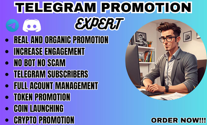 Bestseller - be your community manager on telegram, discord, chan marketing