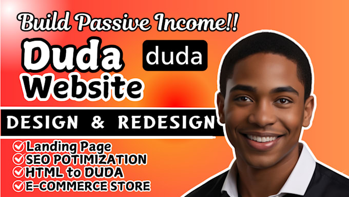 Gig Preview - Build a duda website, duda website design and duda redesign