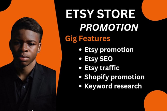 Gig Preview - Market etsy promotion for esty seo, traffic and etsy sales, redbubble, teespring