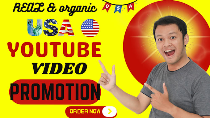 Gig Preview - Do USA youtube promotion to grow subscription and increase subscribers,gain view