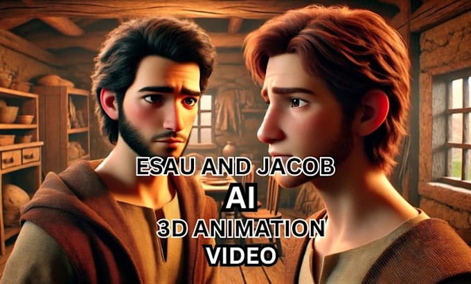 Gig Preview - Turn bible stories into captivating 3d animation bible video short film using ai