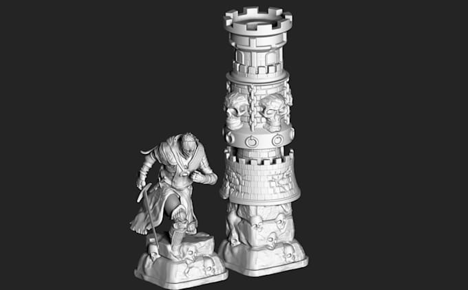 Bestseller - creating 3d models for board games, characters for 3d printing