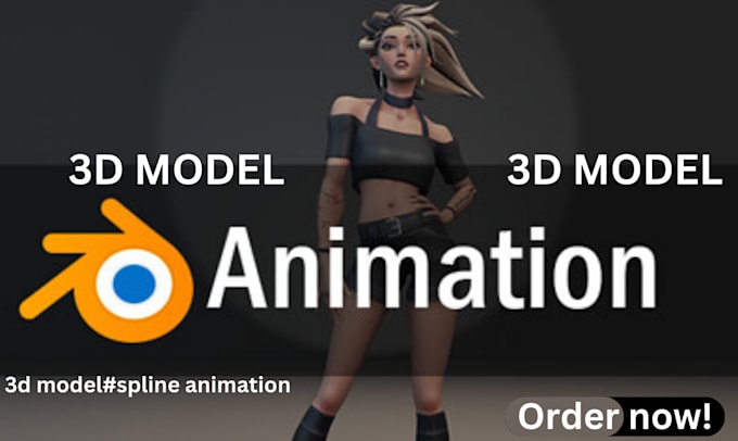 Gig Preview - Spline 3d model animation character 3d product animation videos and rig