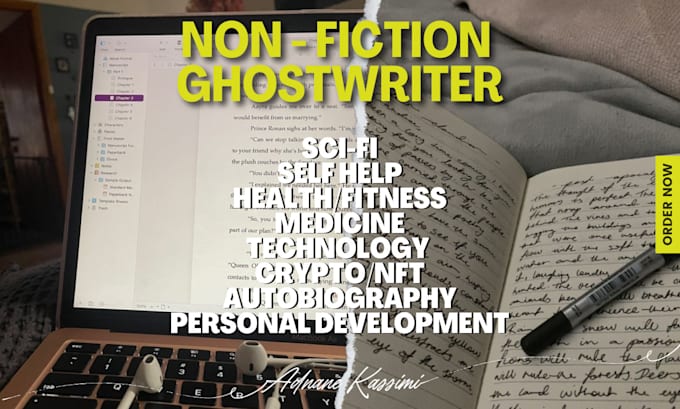 Gig Preview - Ghostwrite high quality non fiction ebooks up to 50,000 words