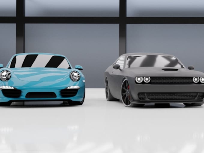 Gig Preview - Do 3d animation, car modeling, 3d car interior, 3d exterior , 3d  car design