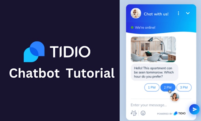 Gig Preview - Create chatbot for social media platforms, website using tidio