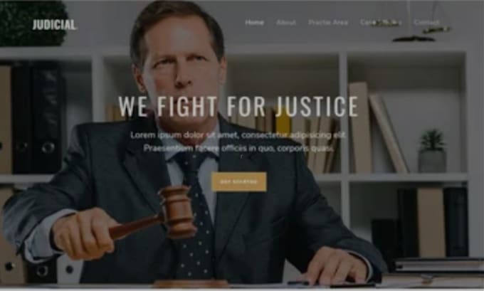 Gig Preview - Build SEO friendly and responsive lawyer, attorney, law firm and notary websit