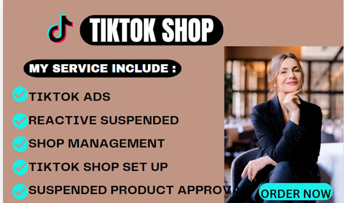 Gig Preview - Establish a tiktok shop for dropshipping, handle marketing and affiliate