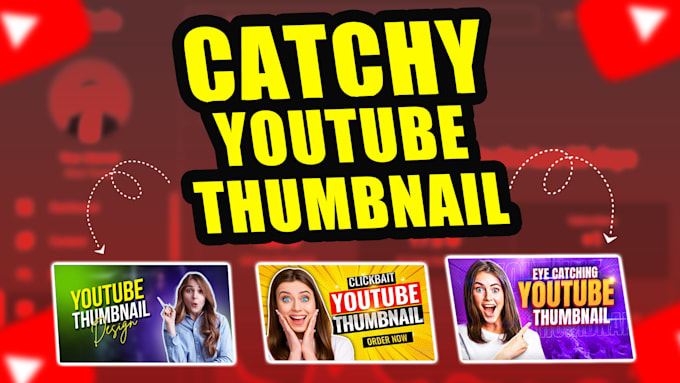 Gig Preview - Design catchy youtube thumnail