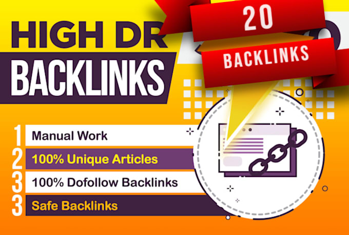 Gig Preview - Provide high authority follow SEO backlinks